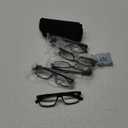 NORPERWIS Reading Glasses 5 Pairs Quality Readers Spring Hinge Glasses for Reading for Men and Women (5 Pack Black, +6.00)