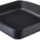 SCANPAN 41403600 Frying Pan, Black, 12.6 x 12.6 inches (32 x 32 cm), TechnIQ Square