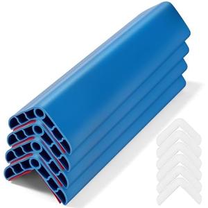 Wall Corner Edge Protector 4 Pack, 1.57x1.57x23.62x0.28 inch Soft Baby Proof Corner Guards for Sharp Edges, Self-Adhesive Corner Protectors for Home, Kindergarten, Thickness-7mm(0.28 in)