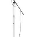 On-Stage MS7701B Euro Boom Mic Stand (For Vocal and Instrument Microphones, 32.5 x 4 x 4.25 inches