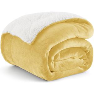 Bedsure Sherpa Fleece Throw Blanket for Couch - Thick and Warm, Soft Fuzzy Plush Throw Blanket for Winter, 50x60 Inches