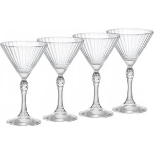 Bormioli Rocco America '20s 5.25 oz. Small Martini Glasses, Clear, Set of 4