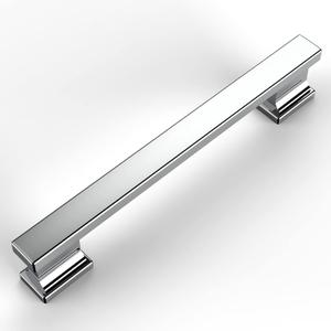 Amerdeco 10 Pack Polished Chrome Cabinet Pulls 5 Inch(128mm) Hole Centers Kitchen Cabinet Handles Hardware Centers Kitchen Handles for Cabinets Cupboard Handles Drawer Pulls