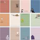 12 Pcs Funny Sticky Notes for Work 4x3 Inches Sarcastic Self Adhesive Notepads Novelty Memo Pads for Office Coworker Gifts Employee Appreciation Supplies(Funny-Lines,Morandi Color)