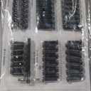 Feonase Dining Chairs Set of 6, Modern Kitchen Chairs with Ergonomic Backrest, MDF Board and Metal Legs, Dinner Chairs for Dining Room, Kitchen and Living Room, Espresso, 18 inches (L) x 15.7 inches (W) x 34.2 inches (H)