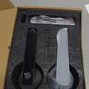 Fingerprint Door Lock- Smart Door knob,biometric Door Lockwith passcode keypad keyless Entry Door Handlefor Bedroom Home Hotel Office Apartment (Black with APP)