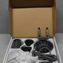 Brushless Powerful Hair Dryer, 1600W 110,000 RPM Fast Drying High Speed Blow Dryer with Negative Ion Technology, Portable Lightweight with Diffuser and Nozzle for Home Salon Travel, Grey