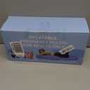 Pregnancy Blow Up Pillow, Belly Mattress for Pregnant Women with Electric Pump, Full Body Maternity Airbed with Hole for Stomach Sleeping, Back Pain & SPD Relief, Pink