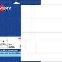 Avery Printable Tickets, 2.75" x 8.5", Laser/Inkjet, 100 Total, Great for Raffle Tickets (16430) (White)