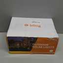 Biling Solar Outdoor Lights 12 Pack - 12 LED Flat Pathway Lights, Waterproof, Solar Powered for Yard Walkway Garden Driveway (Warm White)