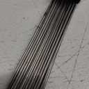 100 Pack 15.2" Kabob Skewers, Metal Skewers for Grilling, Stick BBQ Barbecue Skewer, Reusable Grilling Skewers Set with Portable Storage Tube for Commercial and Home Use