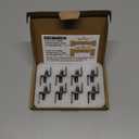 SDTWZW 5mm Shelf Pegs L-Shaped Cabinet Support Pins Bracket Style Clips for Bookcase Kitchen Closet Shelves Holders,16 PCS Gun Metal