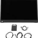 Yoidesu 16 In Portable Monitor Display 2560x1600 Ultra Thin HDR Type C HD Multimedia with Speaker, Mirror Screen Usage, Phone Projection, Wide Compatibility, 3ms Response Time