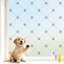 SOMWISE Frosted Window Privacy Film, Day and Night, Static Cling, 23.5X 78.5