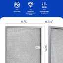 Allure Stove Range Hood Filter BPS1FA30 99010299 11.75"*14.25" Compatible For B-roan N-utone Aluminum Grease Mesh Charcoal Carbon Combo 30" wide QS Series Replaces 99010305 AP3378953 Range Hood Filter