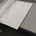 Art3d Decorative PVC Drop Ceiling Tile 2ft x 2ft in White,Glue up Ceiling Panel 24 x 24in.12pcs