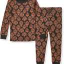 Burt's Bees Baby Organic Cotton Pajamas for Girls, 100% Cotton Pajama Set for Toddlers and Kids, Soft and Stretchable Fabric, 4T
