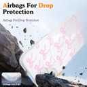 2 x XIQI Designed for iPhone 16 Plus Case 6.7'' with Clear & Slim[Anti-Yellowing][Compatible with MagSafe] Magnetic Protective 16 Plus Phone Case for Men Wowen,Pink