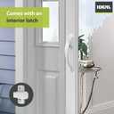 Ideal Security DX Pull Handle Replacement Set for Storm Door and Screen Door, White