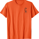 Today I'm A Serious Goose Funny Cowboy Goose T-Shirt, XL, Orange