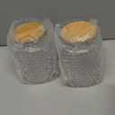 BEWAVE Vintage Glass Jar, 24oz Food Storage Containers Clear Mason Jars With Airtight Lid for Kitchen Counter,Coffee, Tea, Sugar, Candy, 2 Pack