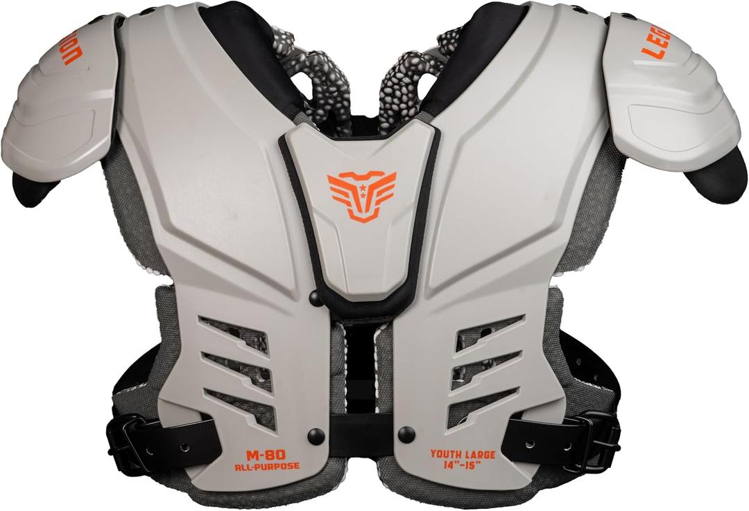 Legion Youth Football Shoulder Pads, Patents Pending, Lightweight, Optimized Mobility, Enhanced Impact Protection, Industry-Best Ventilation and Cooling