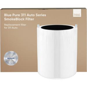 BLUEAIR Blue Pure 311 Auto SmokeBlock Genuine Replacement Filter, Extra Carbon Captures 99.99% of Wildfire Smoke, fits Blue Pure 311 Auto Air Purifier