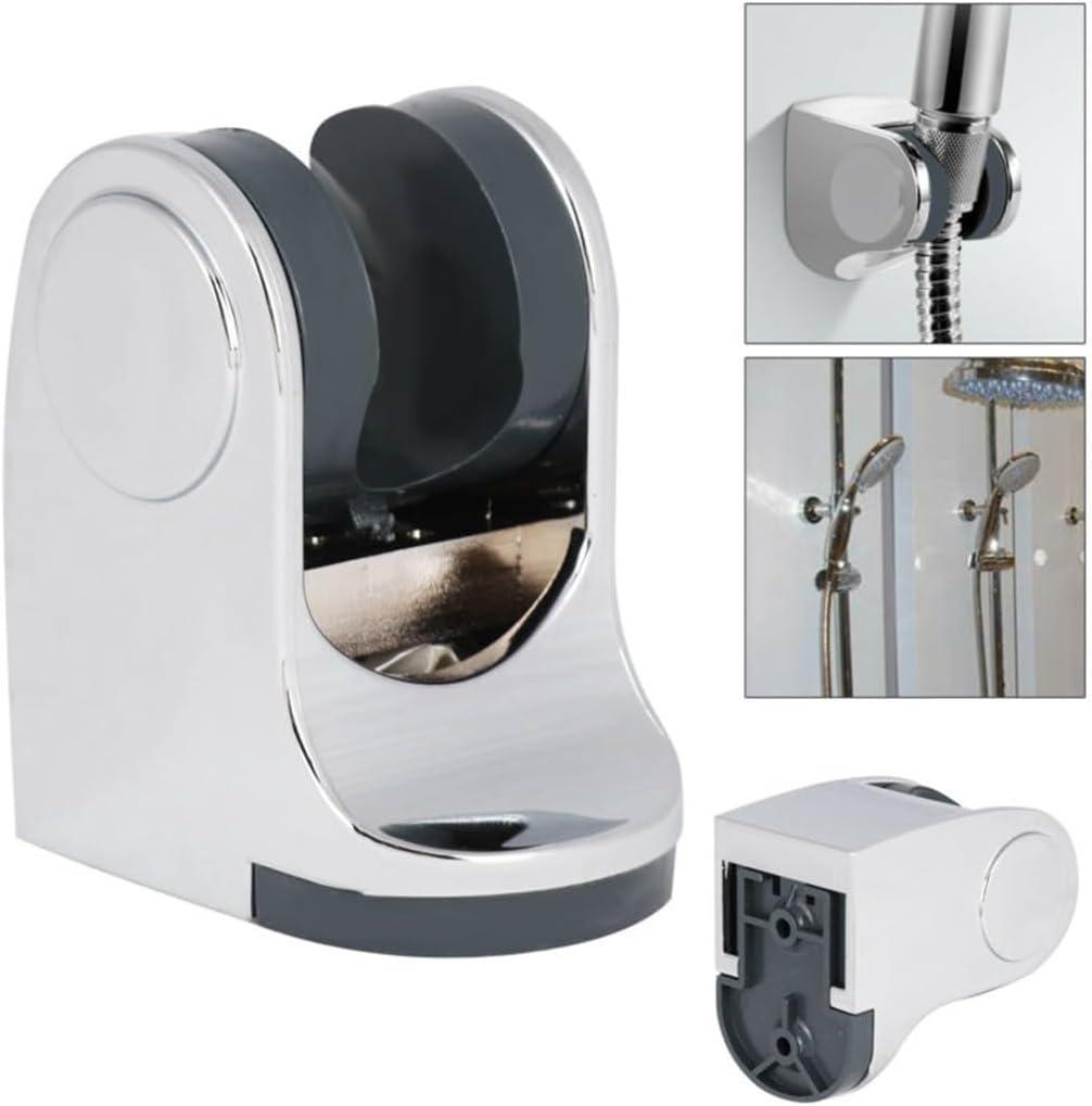 Shower Head Holder Suction Vacuum Suction Cup Shower Head Holder Height Adjustable Shower Wand Holder Plastic Suction Holder for Handheld Shower