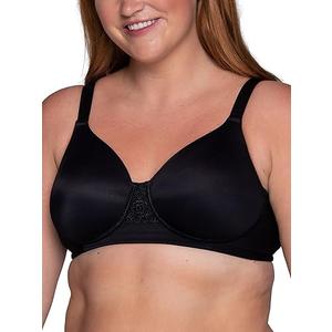 Vanity Fair Women's Full Figure Beauty Back Smoothing Bra, 4 Way Stretch Fabric, Lightly Lined Cups up to H 40D