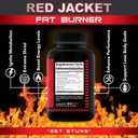 Red Jacket Thermogenic Fat Burner Advanced Weight Loss Pills for Energy Boost, Metabolism Ignite, Extreme Shred, and Focus Ultra Potent Diet Supplement for Lean Body and Performance Power (EXP 07/01/28)