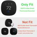 10 x Wall Plate Cover Compatible with New 2025 Ecobee Smart Thermostat Essential, Practical Ecobee Thermostat Trim Kit, Programmable WiFi Thermostat Accessory (1, Gravel Gray)