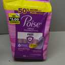 Poise Incontinence Pads & Postpartum Incontinence Pads, 6 Drop Ultimate Absorbency, Regular Length, 52 Count, Packaging May Vary