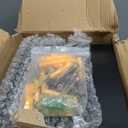 4 Pack Wall Mounted Rustic Wood Floating Shelves with 2 iron Hanging Baskets, Bathroom Shelves Over Toilet, Toilet Paper Storage, Farmhouse Decor Hanging Shelf for Living Room, Kitchen, 16 inch, Black