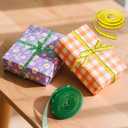 6 PCS Ruler Ribbon Teacher Themed 30 Yards, Back to School Ruler, ABC Ribbon Sewing DIY Crafts Supplies (0.39 Inches)