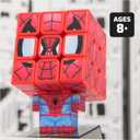 Rubiks Cube, Spider-Man Cuber, Marvel Collectible Fidget Toy & Desk Decor, Problem-Solving Brain Teaser, Classic Color-Matching Puzzle, Sensory Puzzle, Stocking Stuffers for Ages 8 & Up
