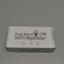 Dual Band WiFi Extender (5.0G&2.4G) - 12880 Sq.Ft Coverage, 105 Devices Supported, 1-Tap Setup, Ethernet Port & Faster Speed Booster