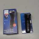 Philips Norelco Shaver 1100 Series, Dry Electric Shaver, 27 Self-Sharpening ComfortCut Blades, 4D Floating Heads, P-Cap, Deep Black, Model S1016/90