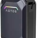 AOTOS Smart Rideable luggage-Roller carry-on luggage 22x14x9-TSA, Airline-Approved 22 inch Hardshell,Zipperless Travel Suitcase with Rolling WheelsApp Control -Cabin Suitcase for Airport Travel(Grey)