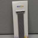 Original Stainless Steel Milanese Loop Compatible with Apple Watch Band 38mm 40mm 41mm 42mm 44mm 45mm 46mm 49mm, Magnetic Clasp Band for iWatch Series 11 10 9 8 7 6 5 4, SE 3 2 1 Ultra3 2, Women & Men (Black)