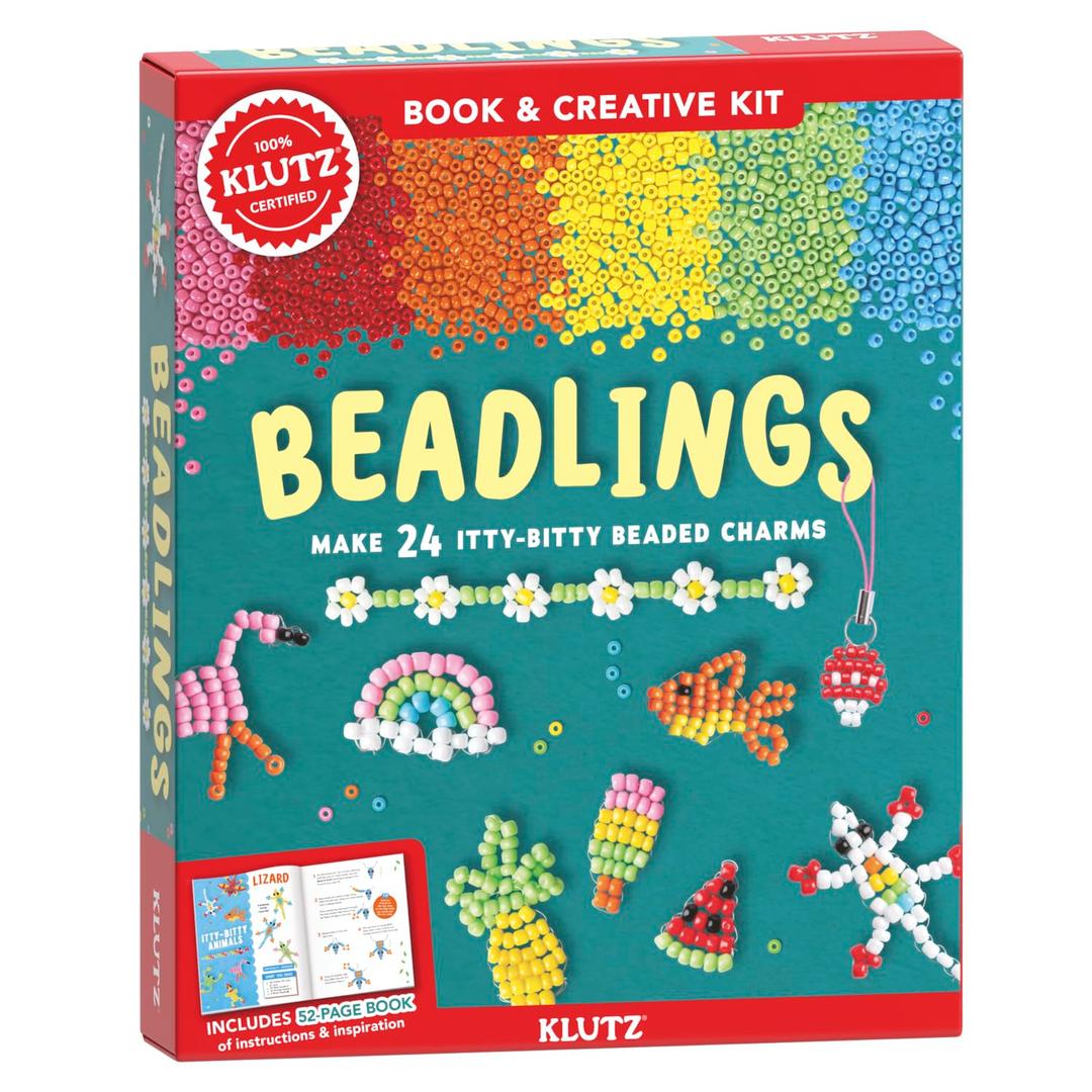 Beadlings: Make 24 Itty-Bitty Beaded Charms (Klutz Craft Kit)