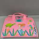 Qizfun Busy Board Montessori Toy for Toddlers, Educational Sensory Learning Toy for Fine Motor Skills, Preschool Travel Toy for Airplane & Car, Gifts for Boys and Girls (Pink/P4)