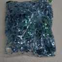 Wavy Blue Foil Fringe Curtain Blue Streamers Tinsel Backdrop Under The Sea Party Decor Mermaid Birthday Party Supplies