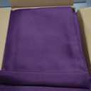 sancua Rectangle Tablecloths for 8 Foot Tables, 6 Pack  Washable Polyester Fabric Table Cloth for Halloween Party Wedding Birthday Banquet Reception, 60x120 Inch, Purple