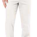 Dockers Mens Straight Fit Signature Lux Cotton Stretch Khaki Pant (Beige), 33W x 32L