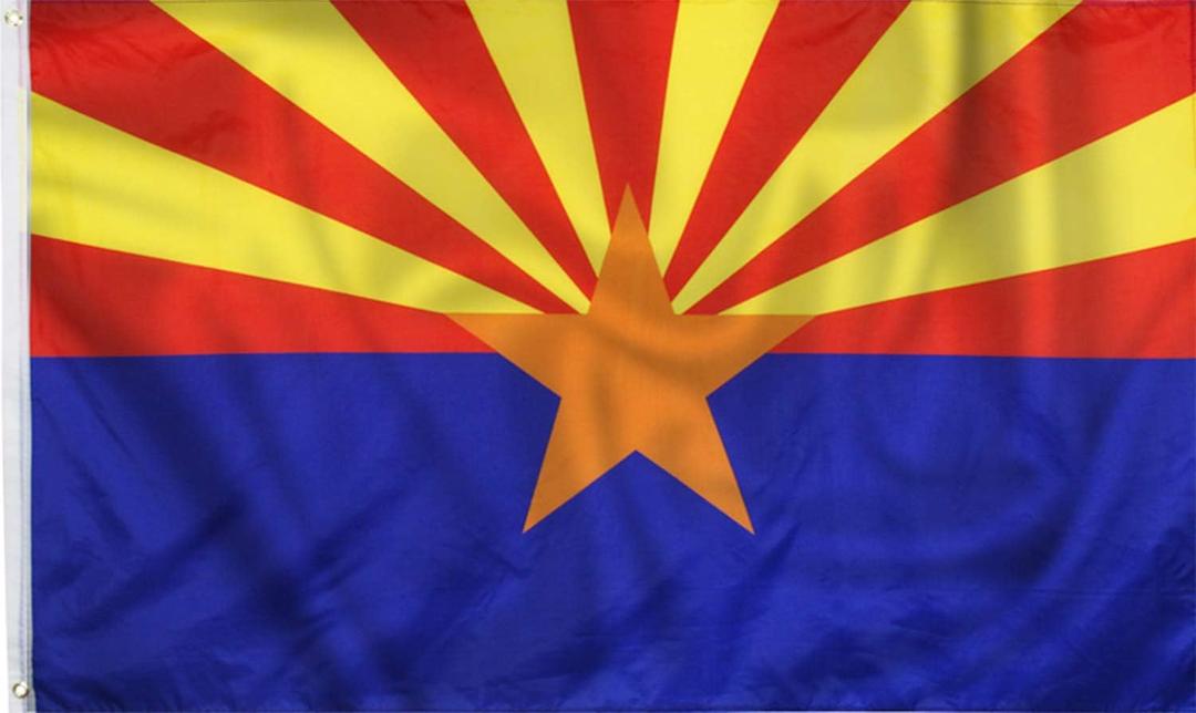 PMLAND 3x5 feet Arizona State Flag - Printed Vivid Color Quality Polyester Flag Indoor Outdoor