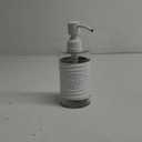 Autumn Alley Glass & White Metal Farmhouse Soap Dispenser for Hand Wash, Sanitizer, Lotion, Dish Soap  Rust-Proof Liquid Soap Container with Pump for Kitchen/Bathroom  Charming SOAP Label Design