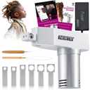 NEWTRY Dreadlocks Machine with Multiple Tools 6/8/10/12/14/16mm (0.2/0.31/0.39/0.47/0.55/0.63in)