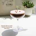 Espresso Martini Candle for Women Coffee Lovers 7.5 oz 220ml 100% Soy Wax Home Scented Aromatherapy Candles Birthday Gift Valentine Christmas Room Decor