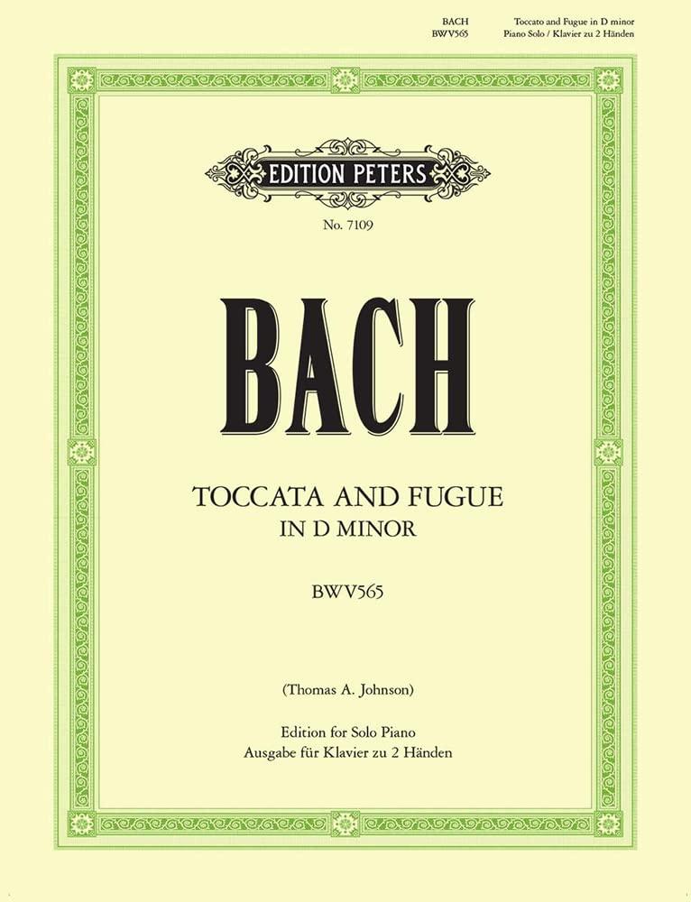 Toccata and Fugue in D minor BWV 565 (Arranged for Piano) (Sheet)