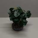 AlphaAcc Artificial Plants Decor Greenery Fake Succulents Indoor Potted Fake Plant with Rustic Black Clay Planter for Farmhouse Room Bathroom Bedroom Kitchen Office Table Desk Decor (12.8" H)